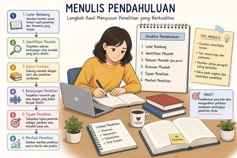 Langkah – Langkah Menulisakan Latarbelakang Penelitian